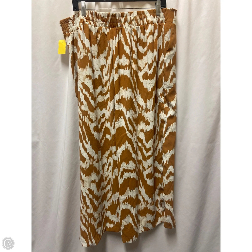 Pants Lounge By Nine West In Brown, Size: Xxl