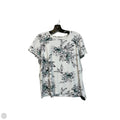 Top Short Sleeve By Croft And Barrow In White, Size: Xl