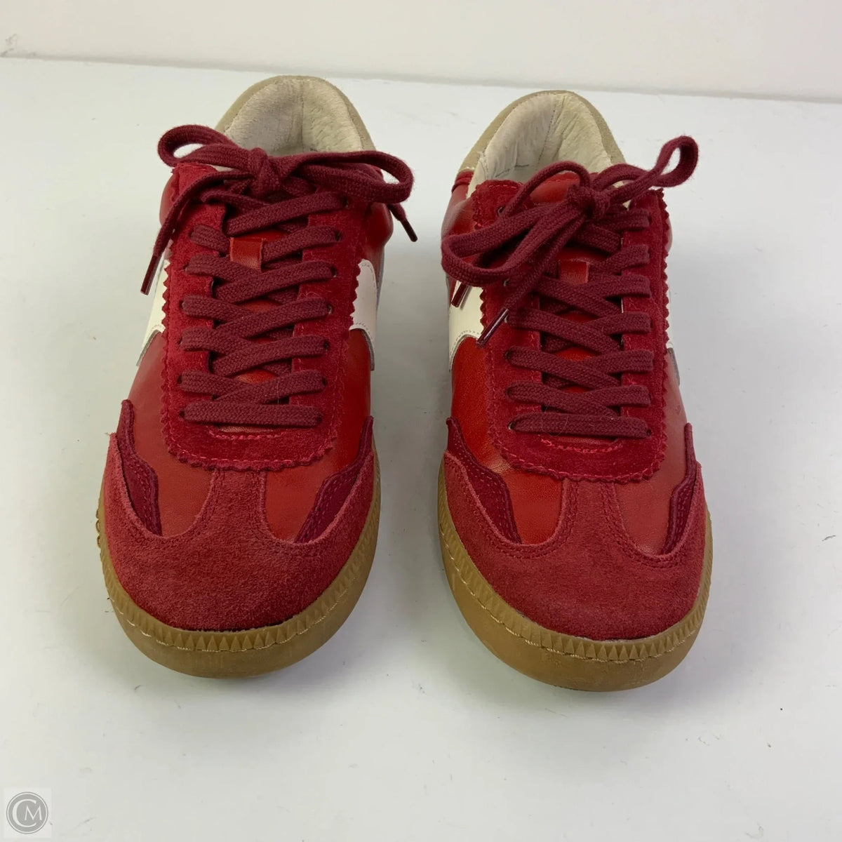 Shoes Sneakers By Dolce Vita In Red & White, Size: 6.5