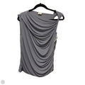 Top Sleeveless By Abercrombie And Fitch In Grey, Size: L