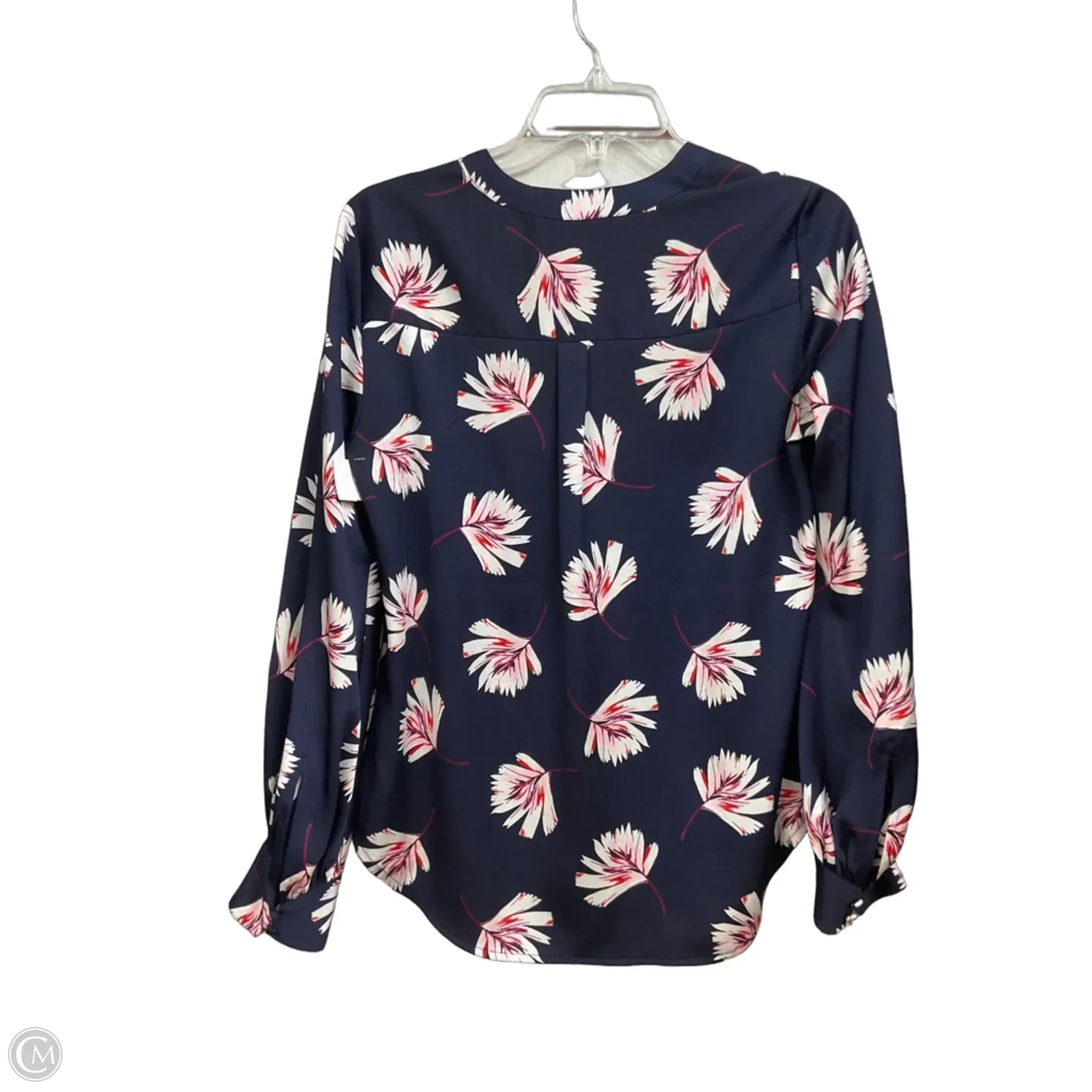 Blouse Long Sleeve By Express In Floral Print, Size: S