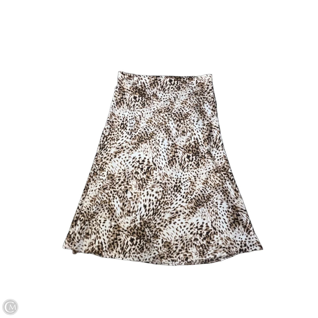 Skirt Maxi By Loft In Animal Print, Size: Xl
