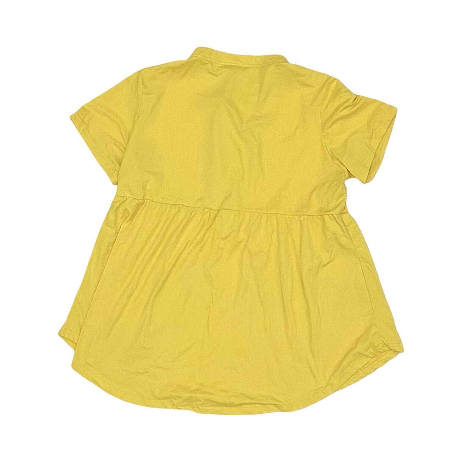 Blouse Ss By Cmf In Yellow, Size:18
