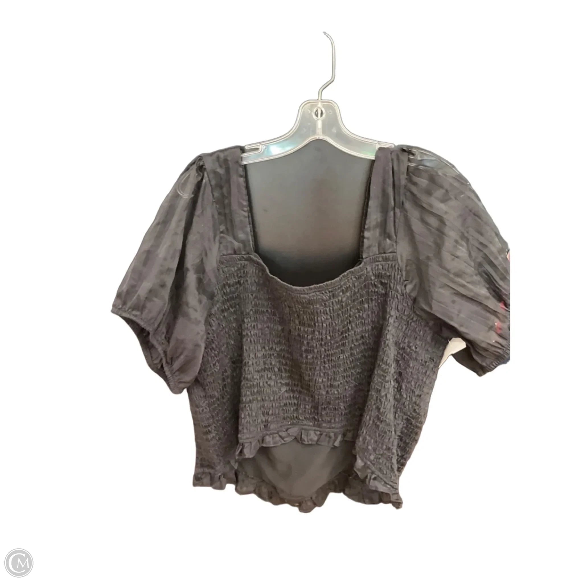 Top Short Sleeve By Torrid In Black, Size: 4