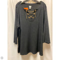 Top Long Sleeve By Chicos In Black, Size: Xxl