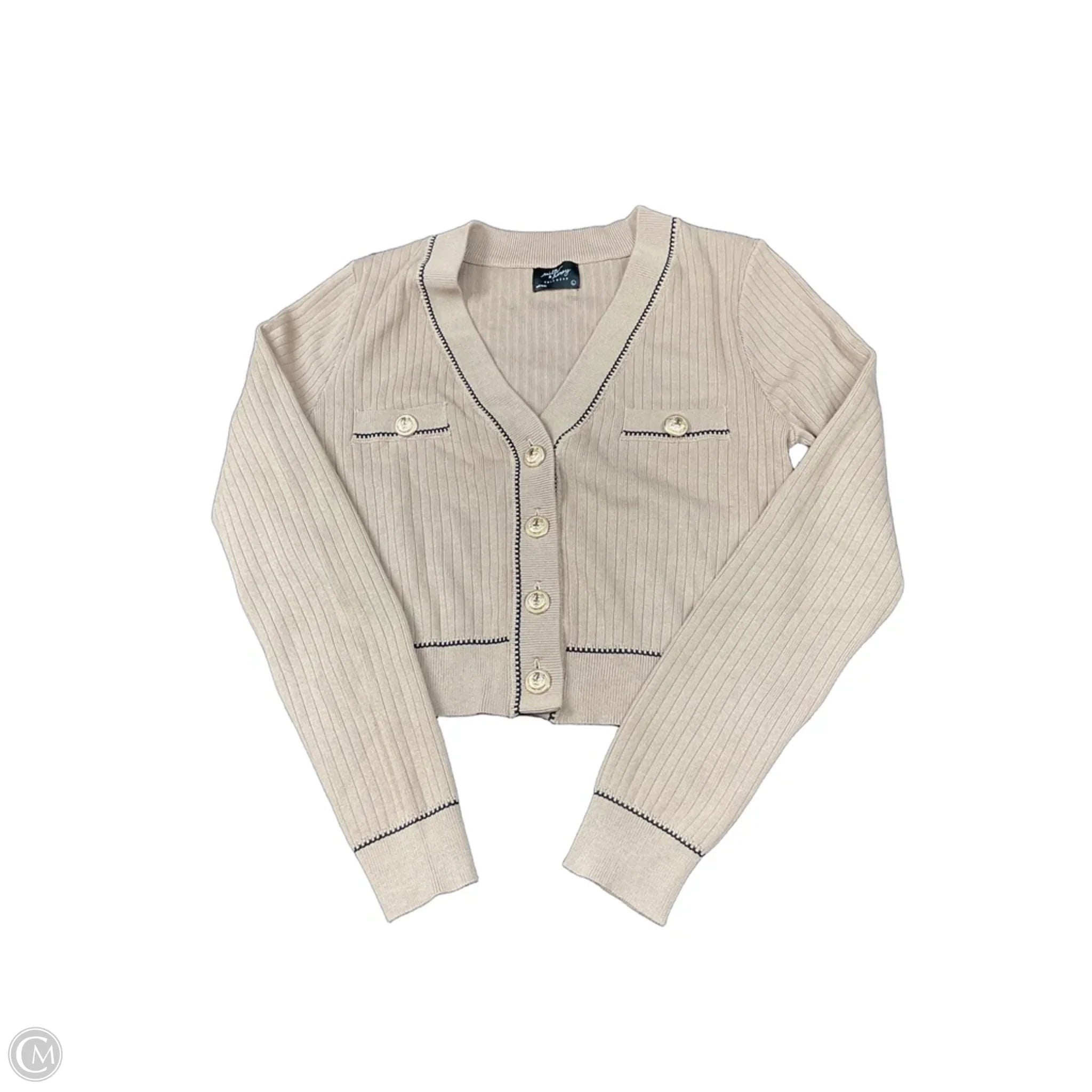 Cardigan By Milk & Honey In Brown, Size: L