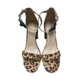 Sandals Heels Block By A New Day In Animal Print, Size:9