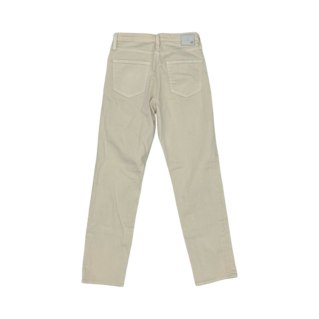 Jeans Skinny By Ag Jeans In Cream Denim, Size:4