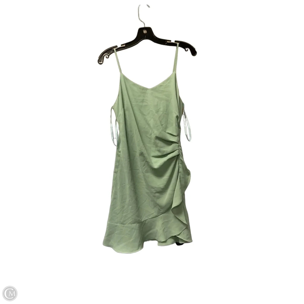 Dress Casual Short By Almost Pink In Green, Size: M