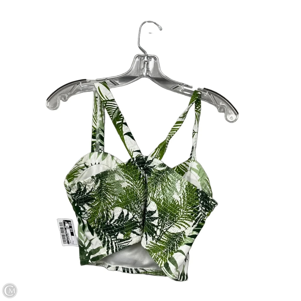 Top Sleeveless By Clothes Mentor In Green, Size: L