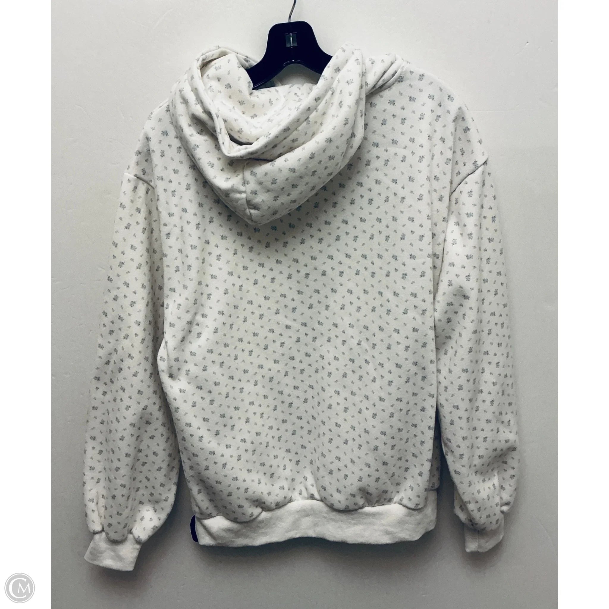 Sweatshirt Hoodie By As Revival In White, Size: M