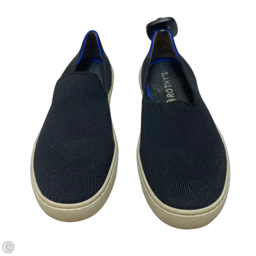 Shoes Flats Designer By Rothys In Navy, Size: 9
