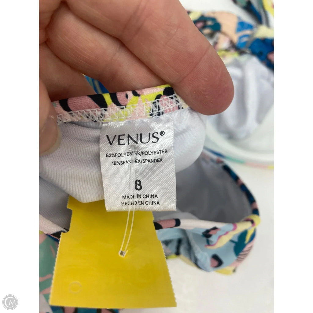 Swimsuit 2pc By Venus In Blue & Yellow, Size: M