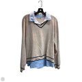 Top Long Sleeve By 89th And Madison In Blue & Pink, Size: Xl