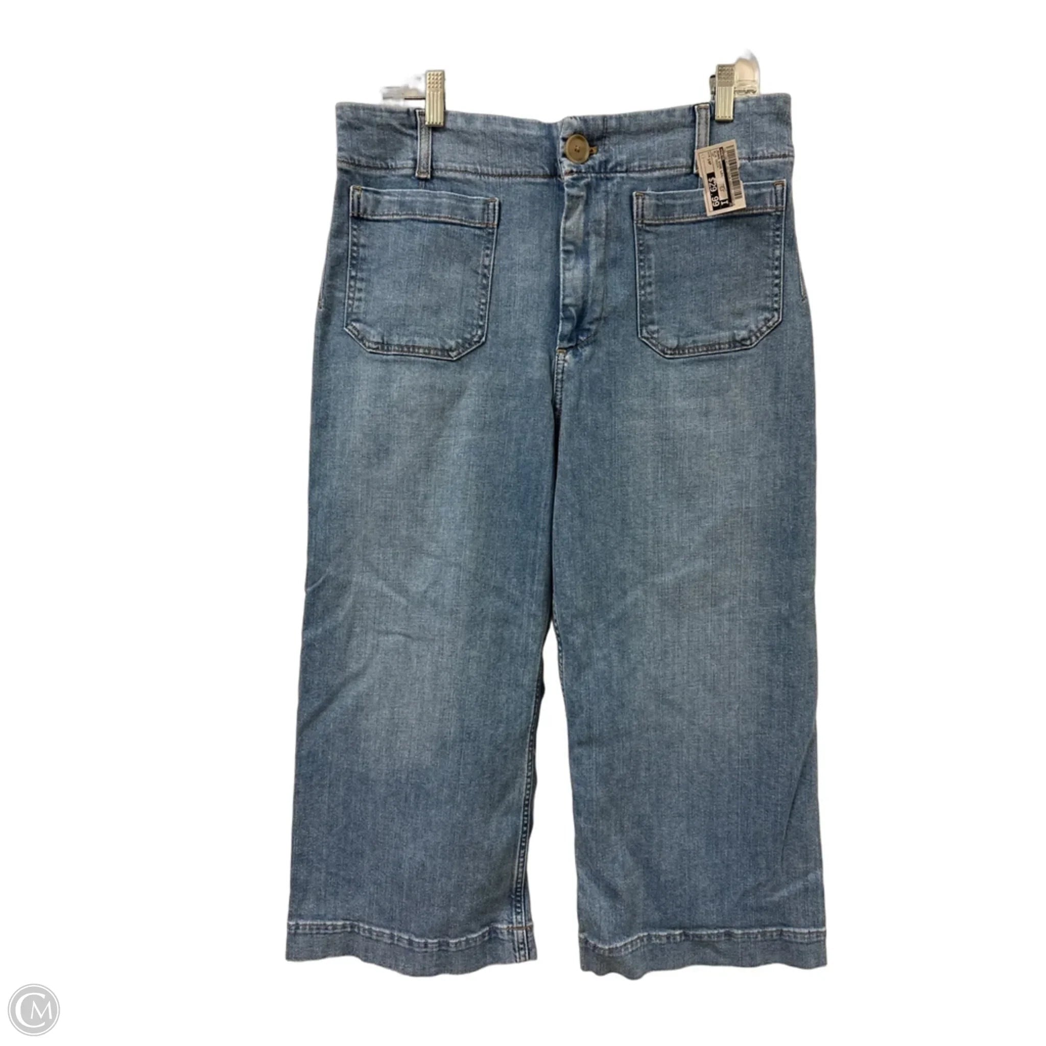 Jeans Wide Leg By Maeve In Blue Denim, Size: 14p