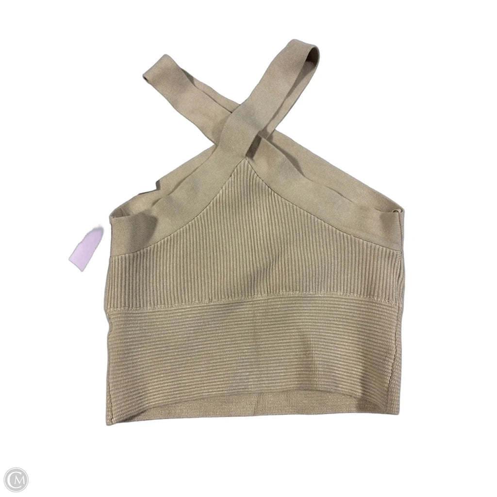 Tank Top By Abercrombie And Fitch In Tan, Size: M