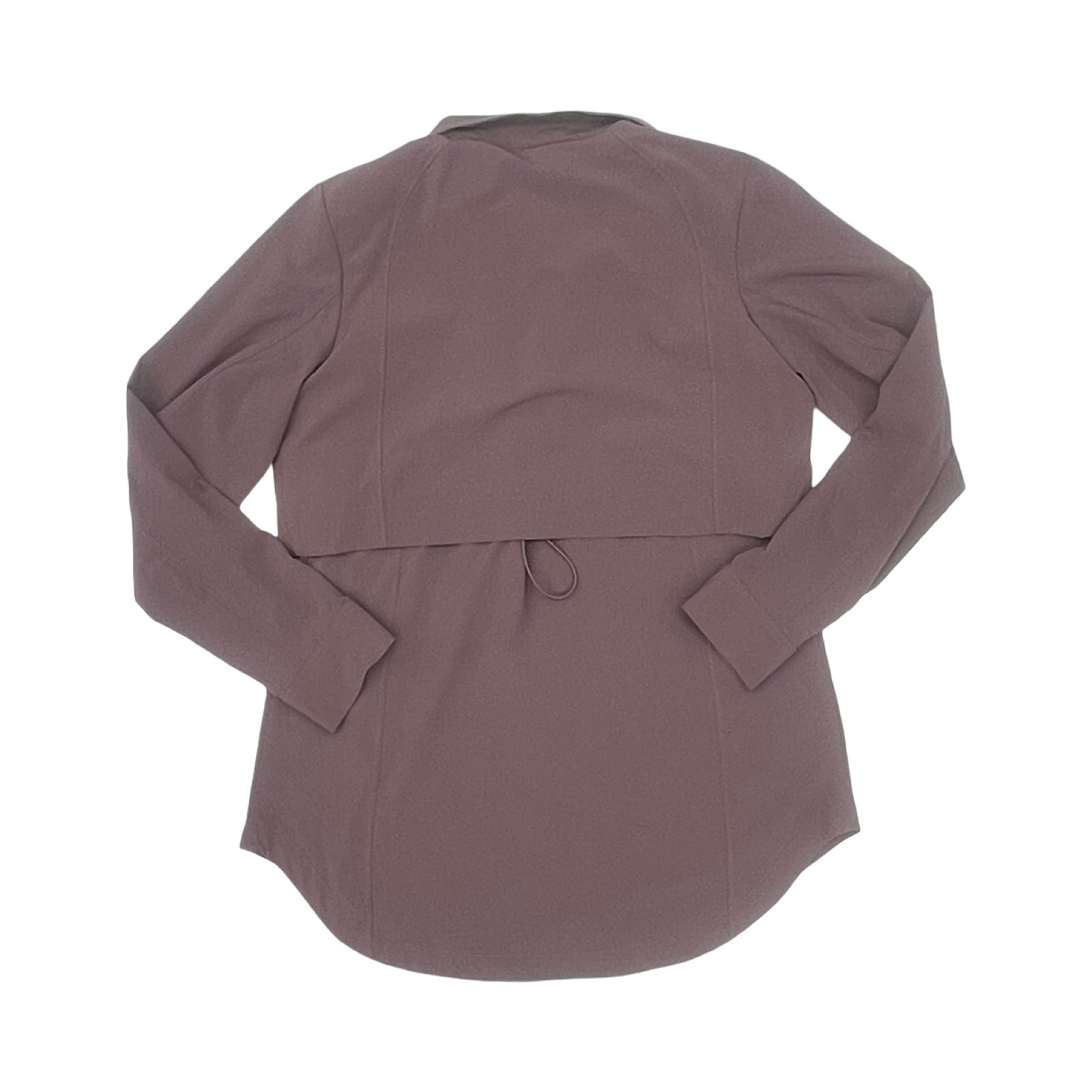 Athletic Jacket By Eddie Bauer In Purple, Size:M