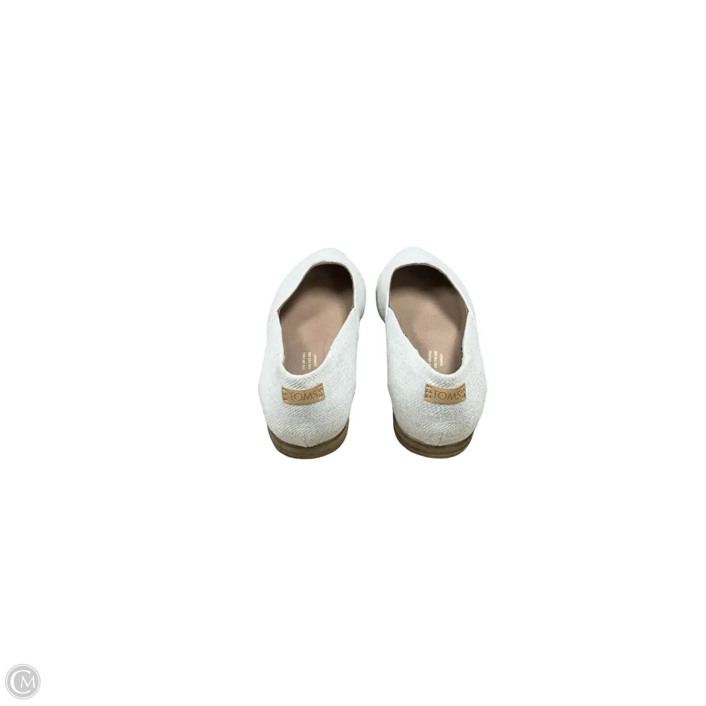 Shoes Flats By Toms In Ivory, Size: 6.5