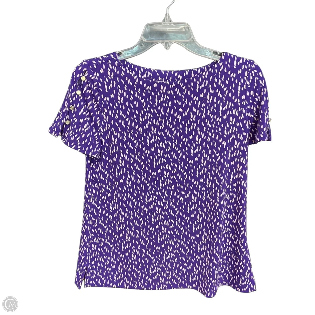 Top Sleeveless By Liz Claiborne In Purple, Size: Xs