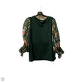 Top Long Sleeve By Adrianna Papell In Green, Size: L
