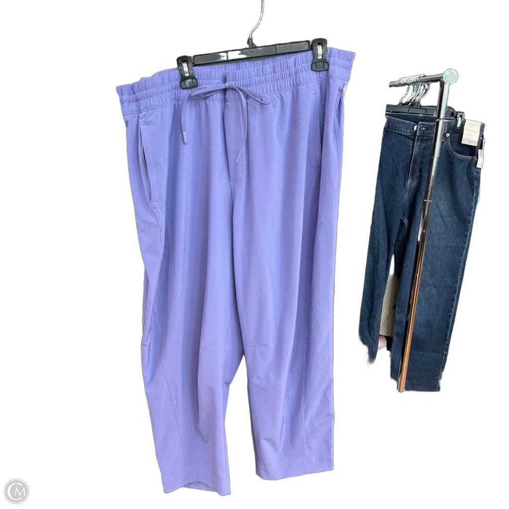 Athletic Pants By Athleta In Rainbow Print, Size: 1x
