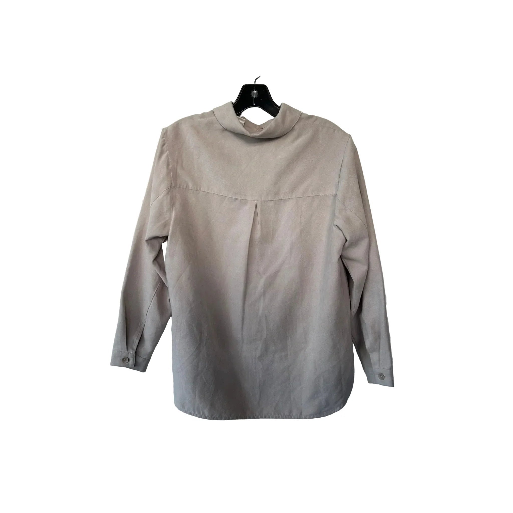 Jacket Shirt By Studio Works In Tan, Size: Mp