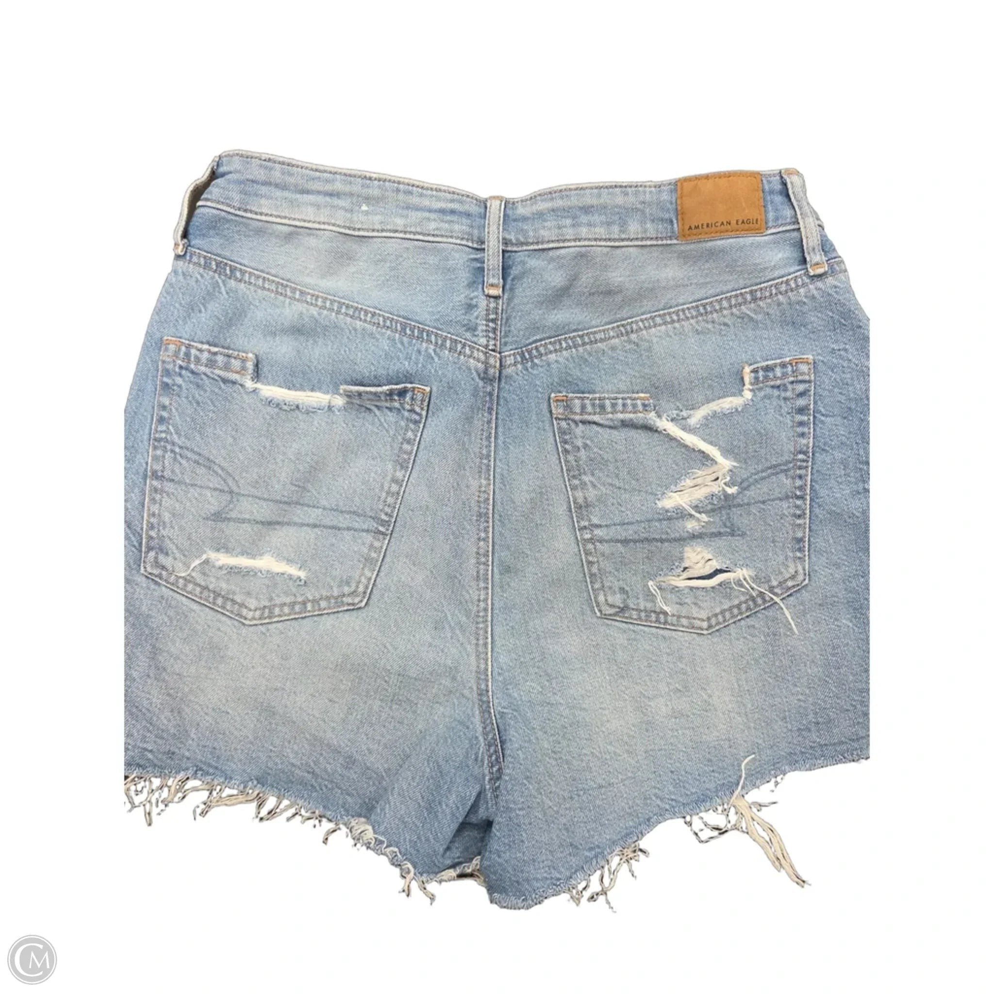 Shorts By American Eagle In Blue Denim, Size: 8