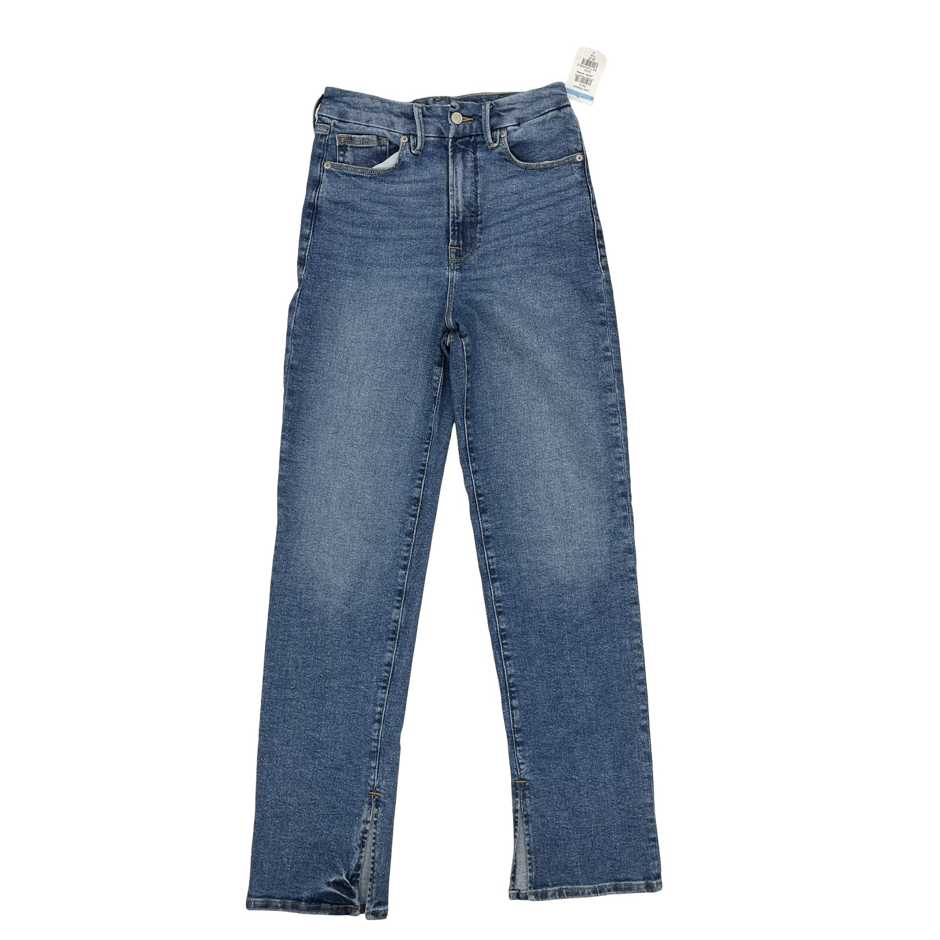 Jeans Skinny By Good American In Blue Denim, Size:6