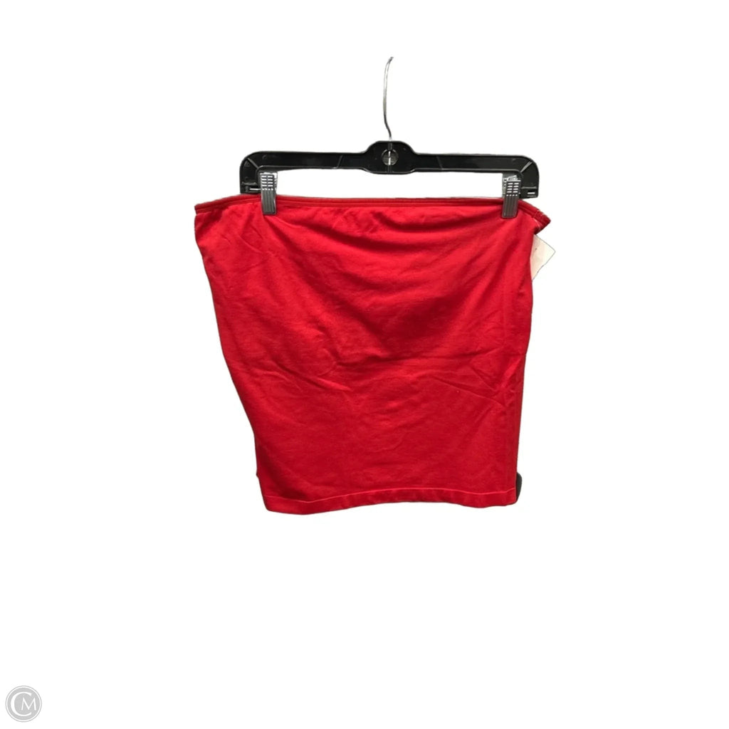 Top Sleeveless By A New Day In Red, Size: Xxl