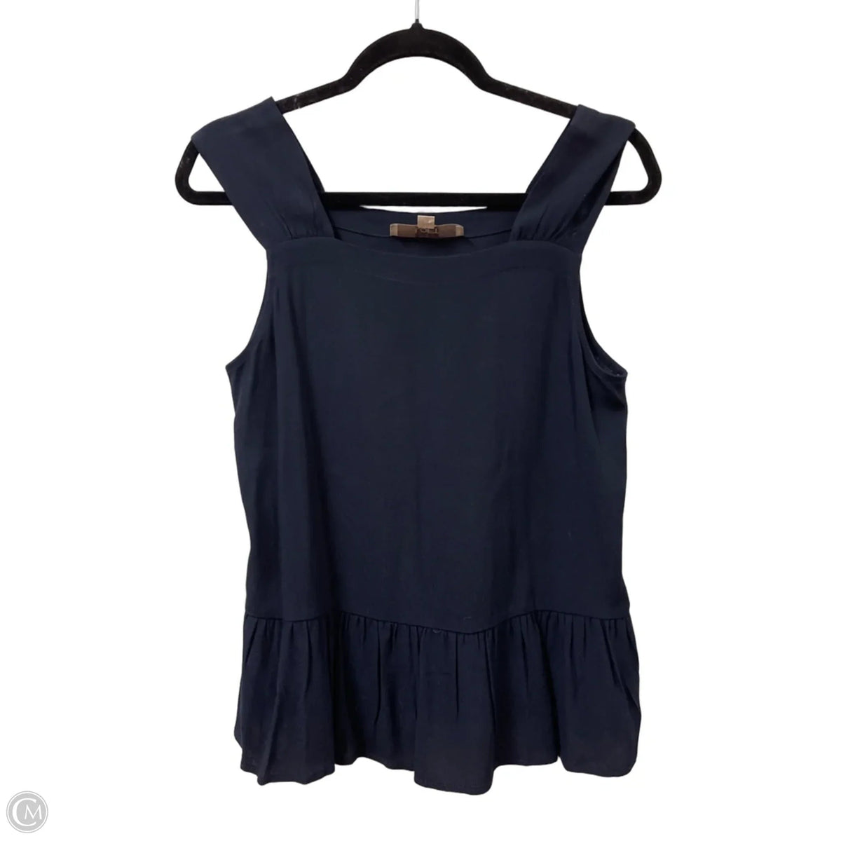 Top Sleeveless By Loft In Navy, Size: Xs