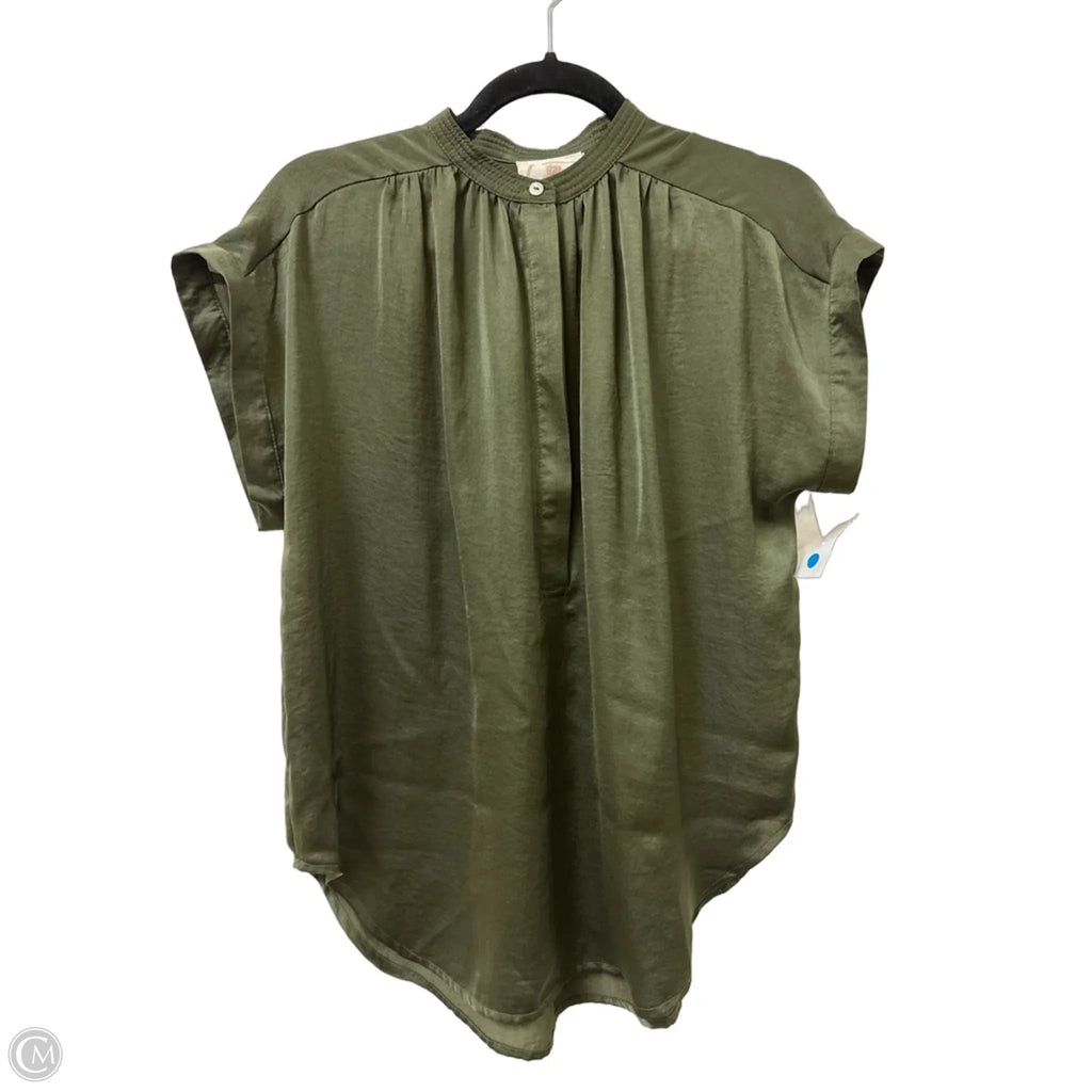 Top Short Sleeve By Clothes Mentor In Green, Size: M