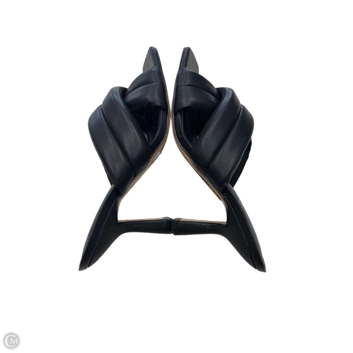 Sandals Heels Kitten By H&m In Black, Size: 9