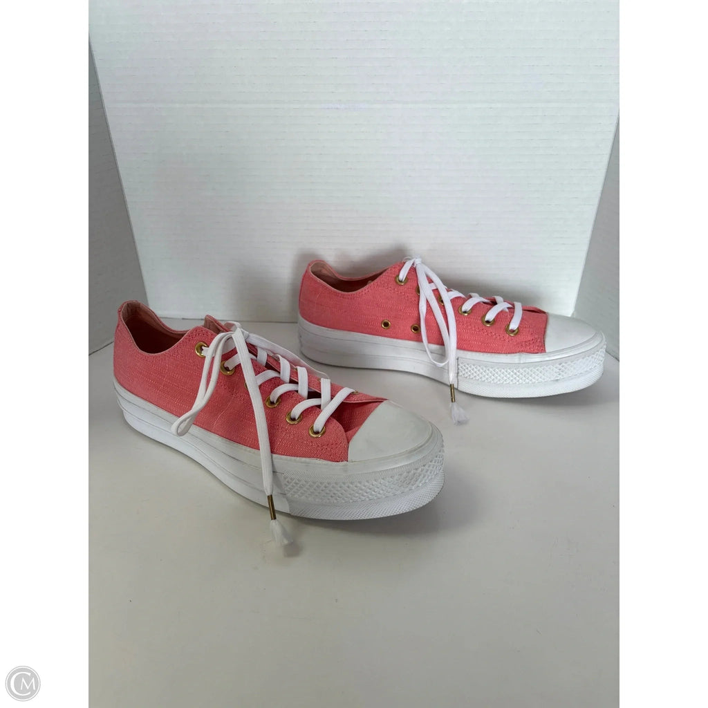 Shoes Sneakers By Converse In Pink, Size: 9.5