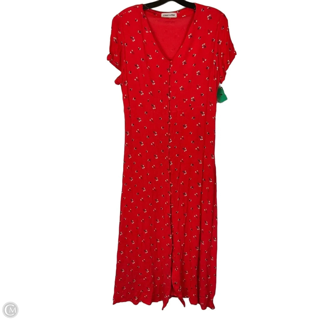 Dress Casual Maxi By Clothes Mentor In Red, Size: L