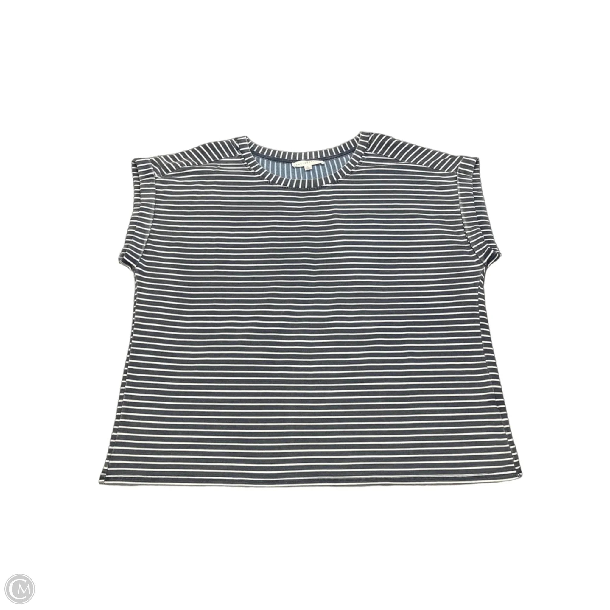 Top Sleeveless By Jane And Delancey In Striped Pattern, Size: Xl