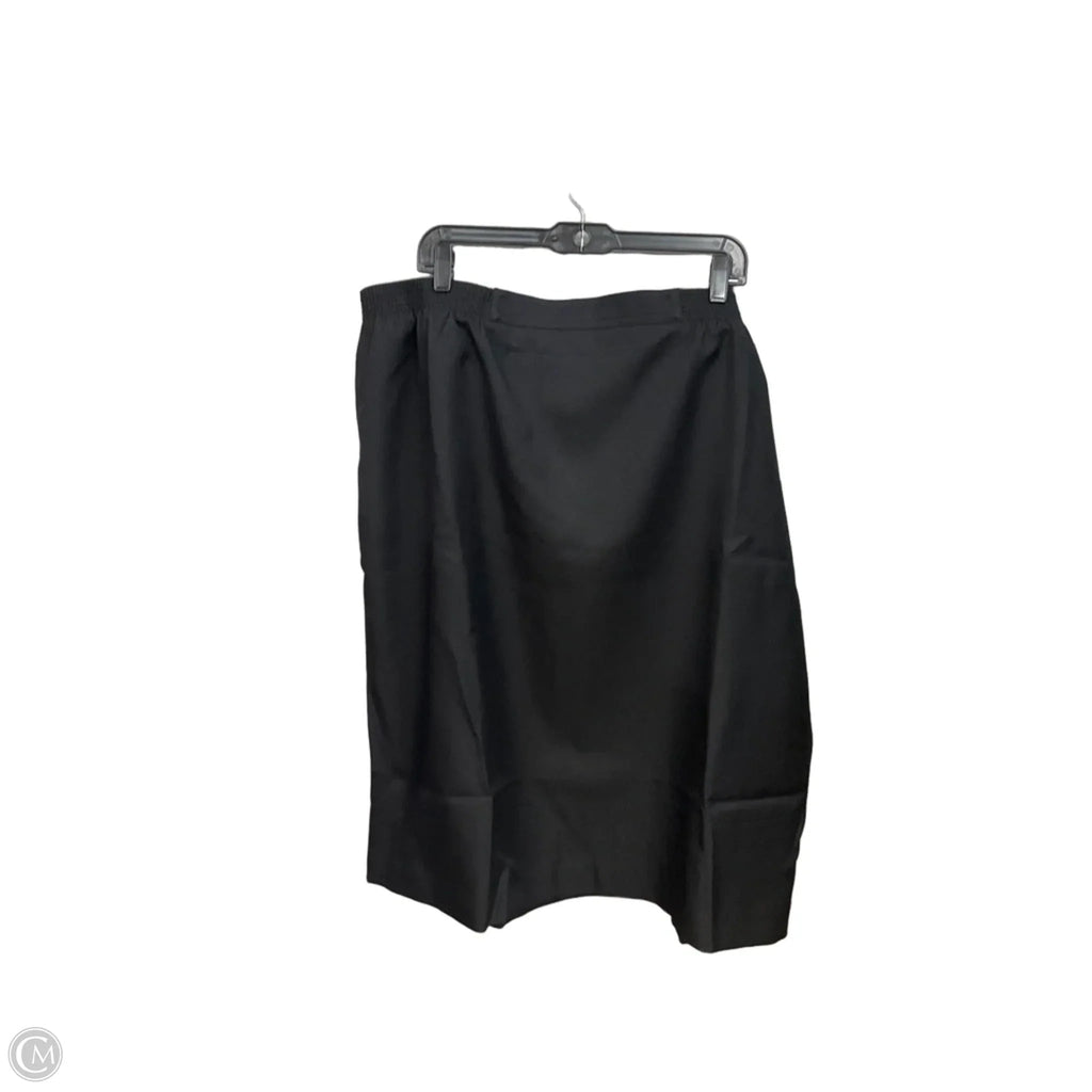 Skirt Midi By Alfred Dunner In Black, Size: 24