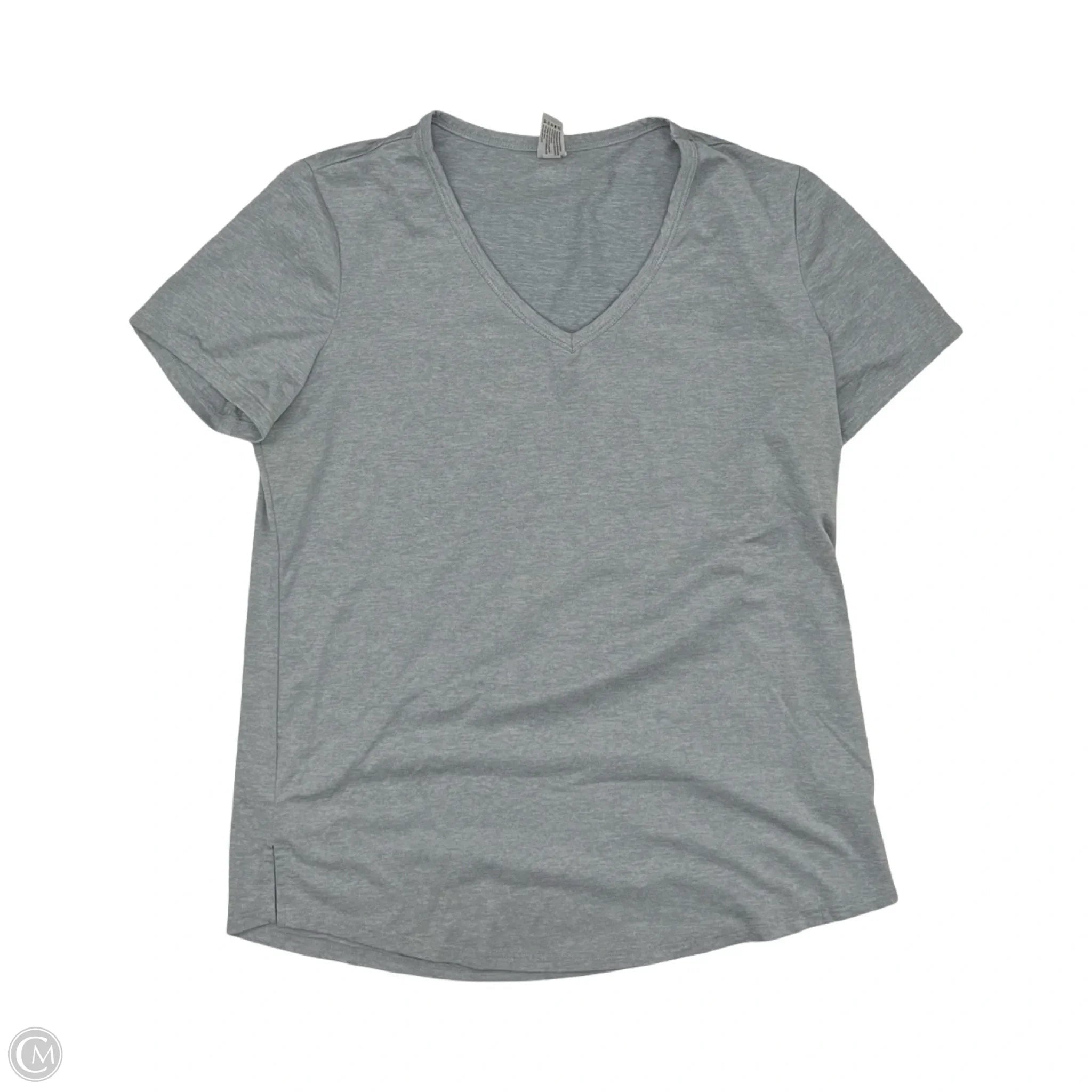 Athletic Top Short Sleeve By 90 Degrees By Reflex In Grey, Size: S