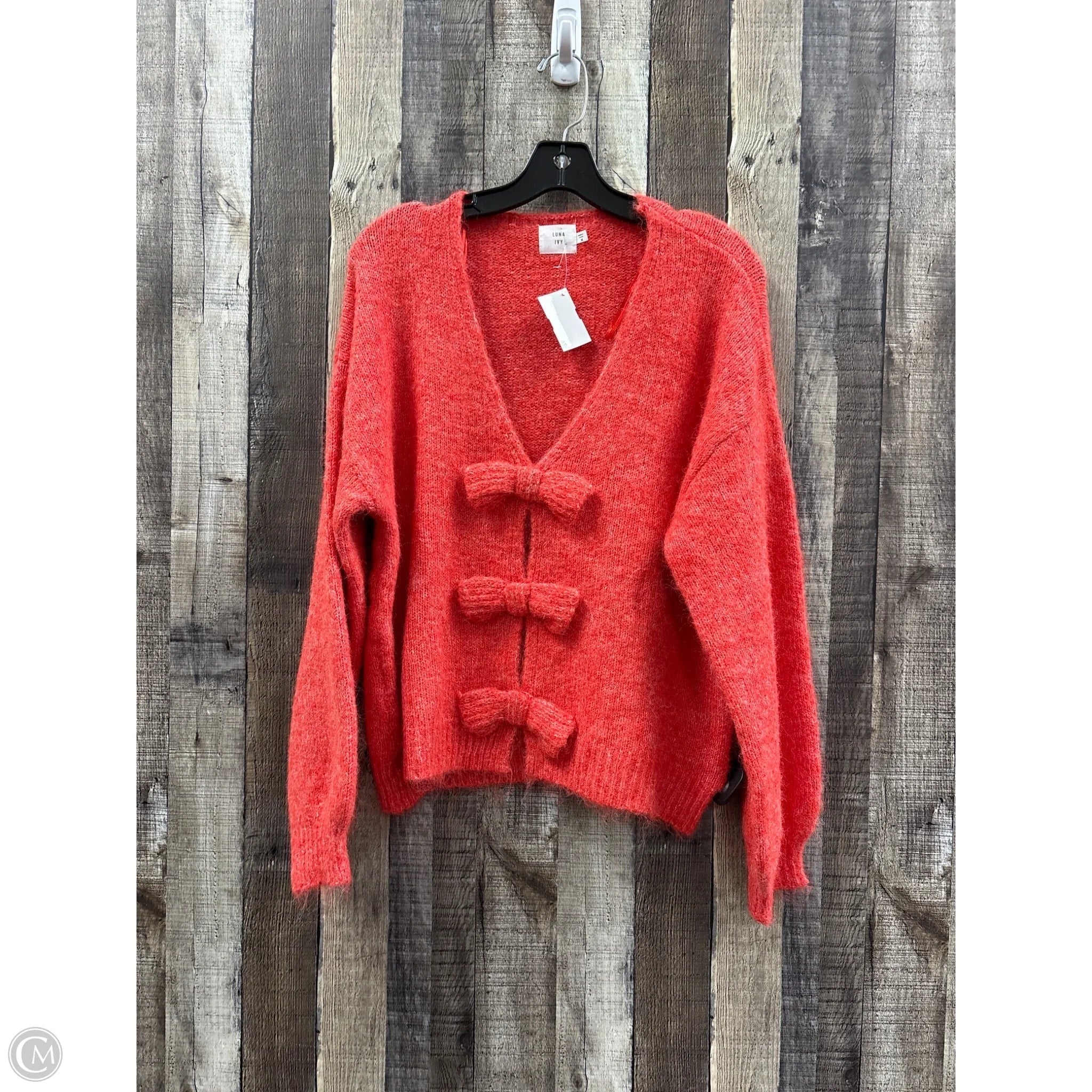 Sweater By Luna Ivy In Red, Size: M