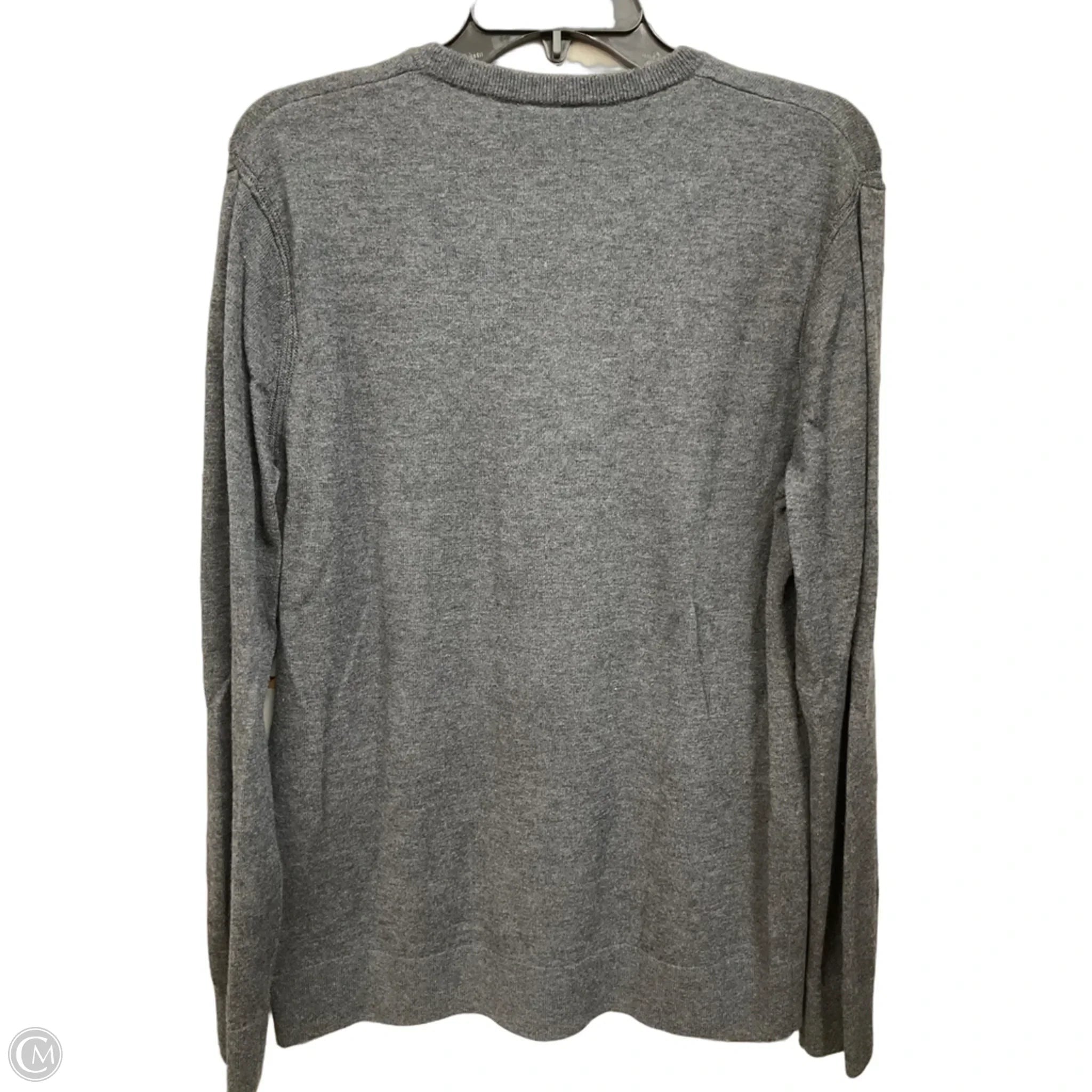 Top Long Sleeve By Theory In Grey, Size: L