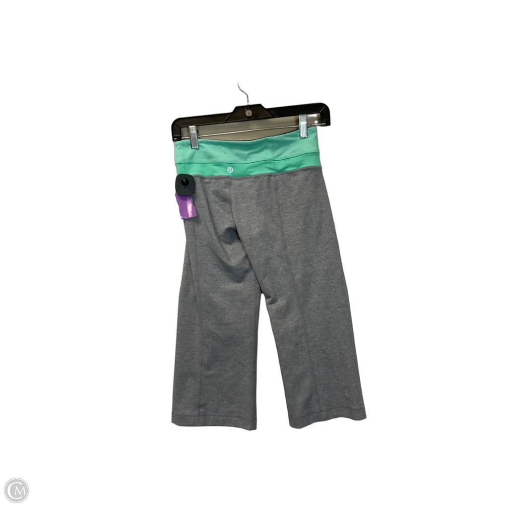 Athletic Leggings Capris By Lululemon In Grey, Size: 4