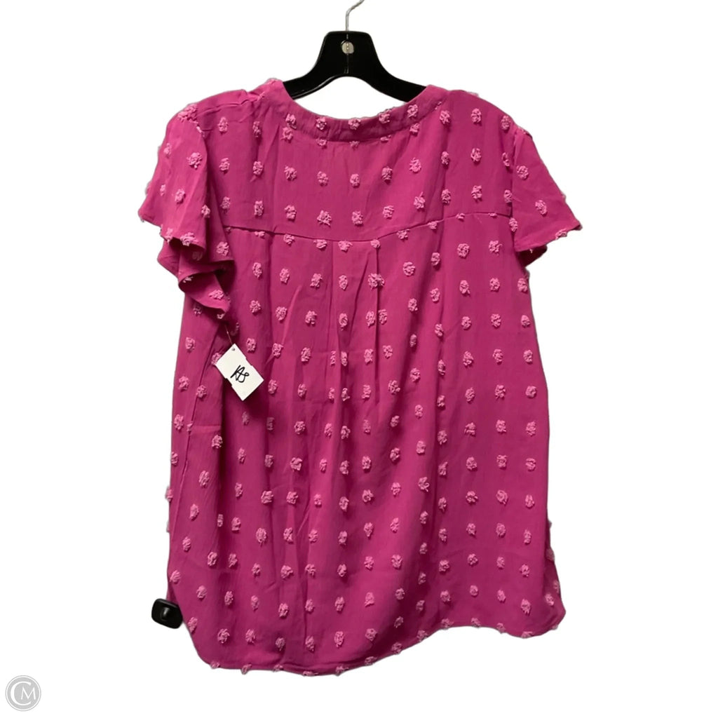Top Sleeveless By Clothes Mentor In Pink, Size: Xl