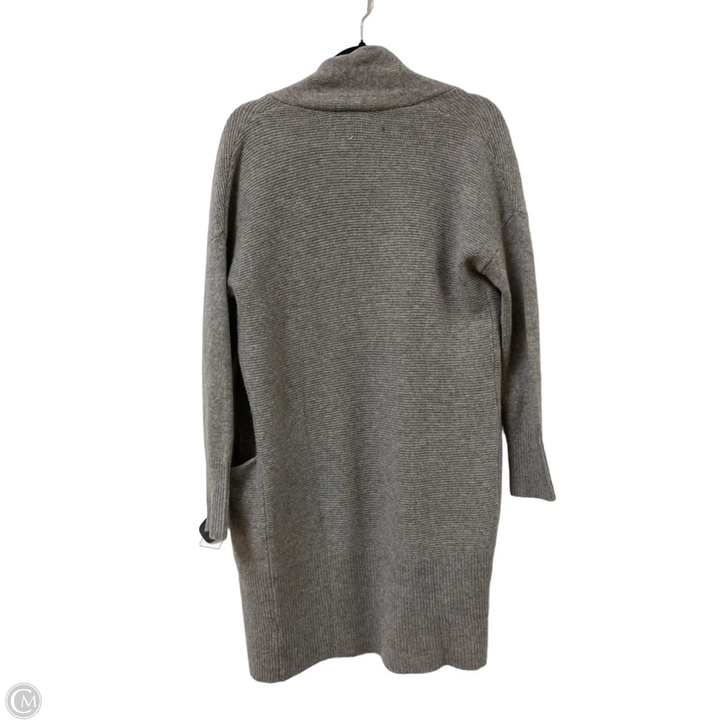 Sweater Cardigan Cashmere By Tahari In Grey, Size: M