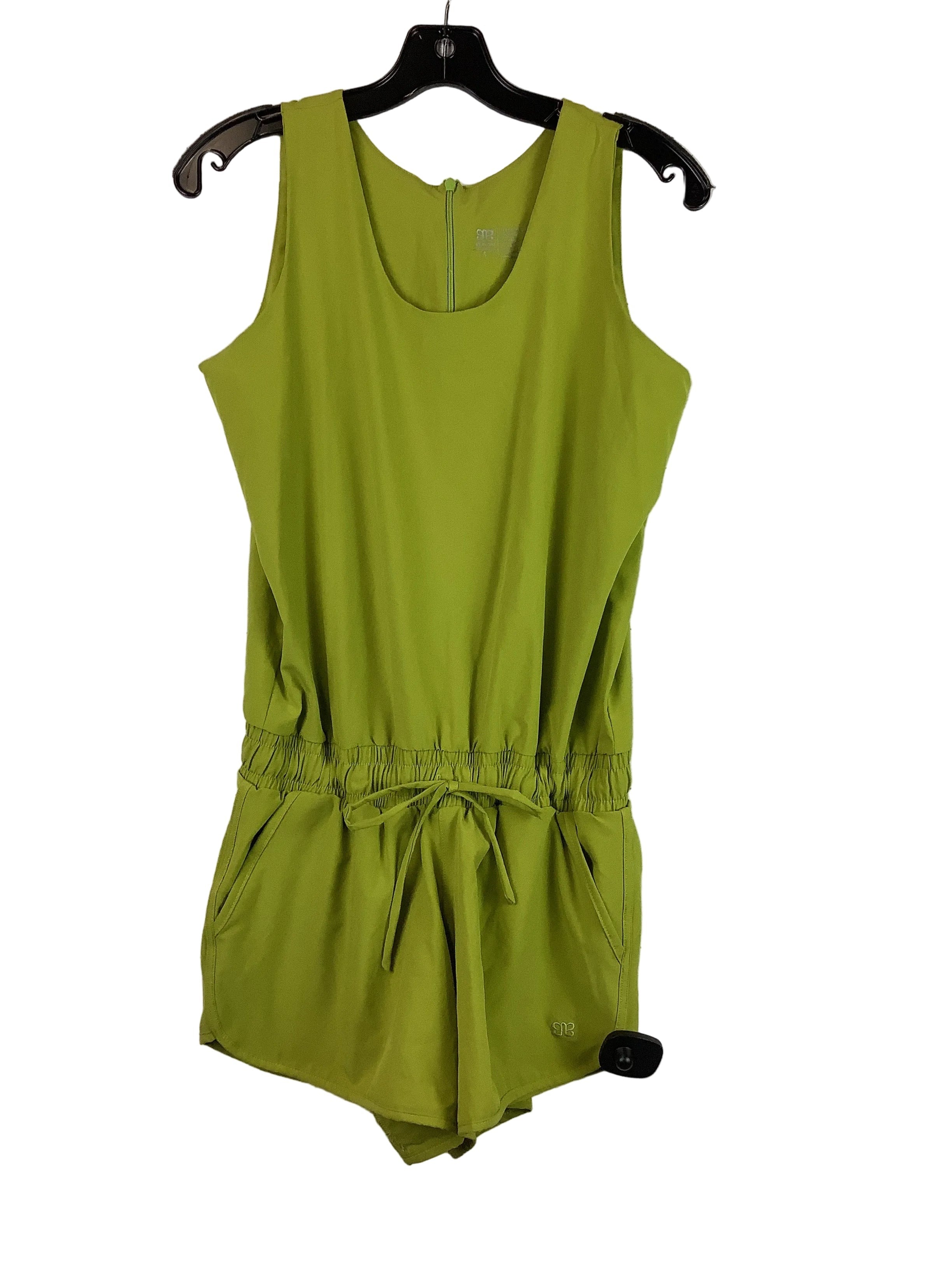 Athletic Romper By Albion In Chartreuse, Size: S
