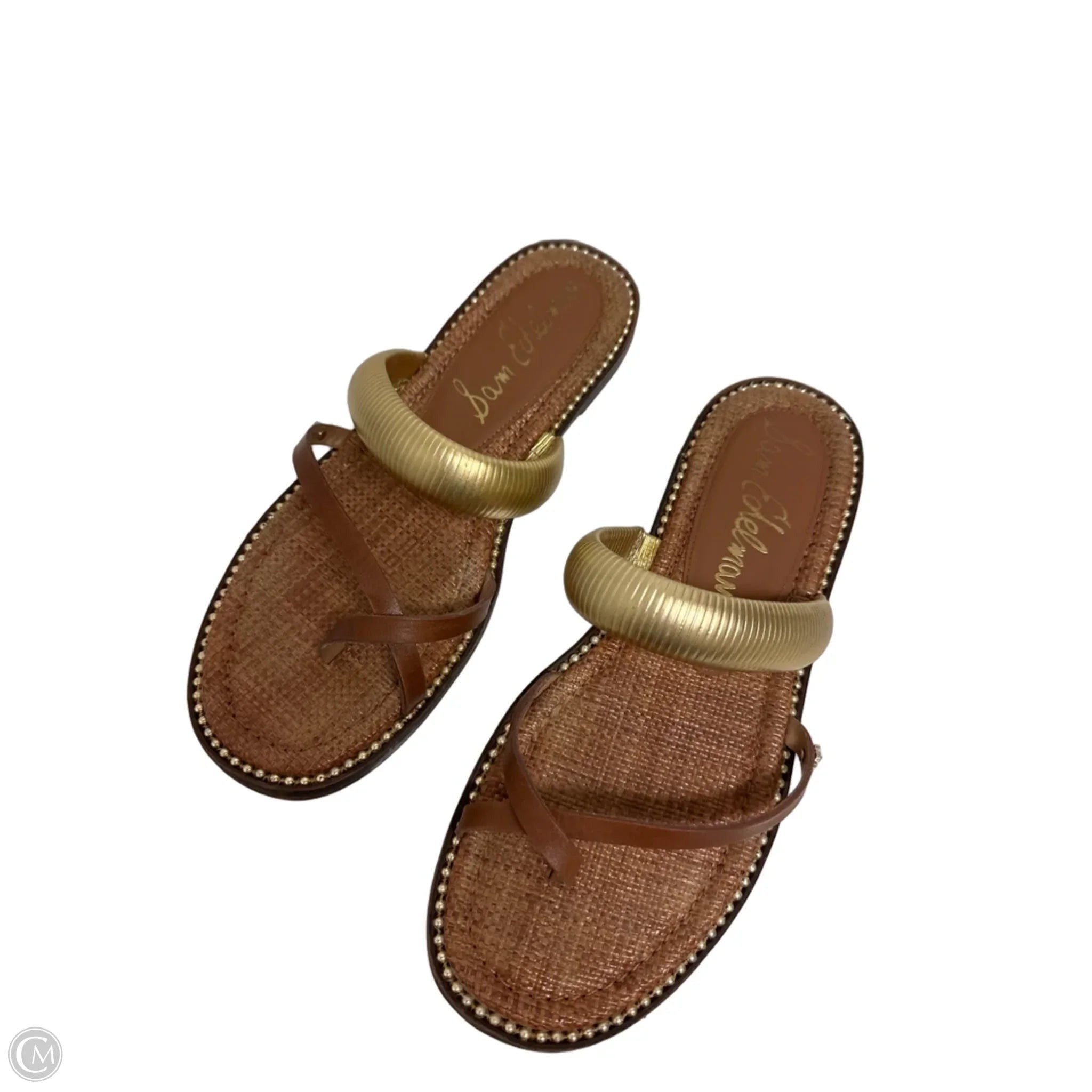 Sandals Flats By Sam Edelman In Brown, Size: 9.5