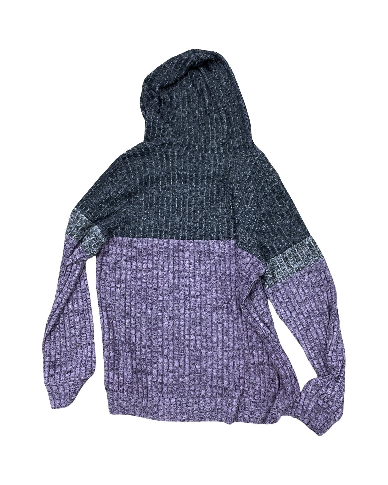 Top Ls By Clothes Mentor In Grey & Purple, Size:L