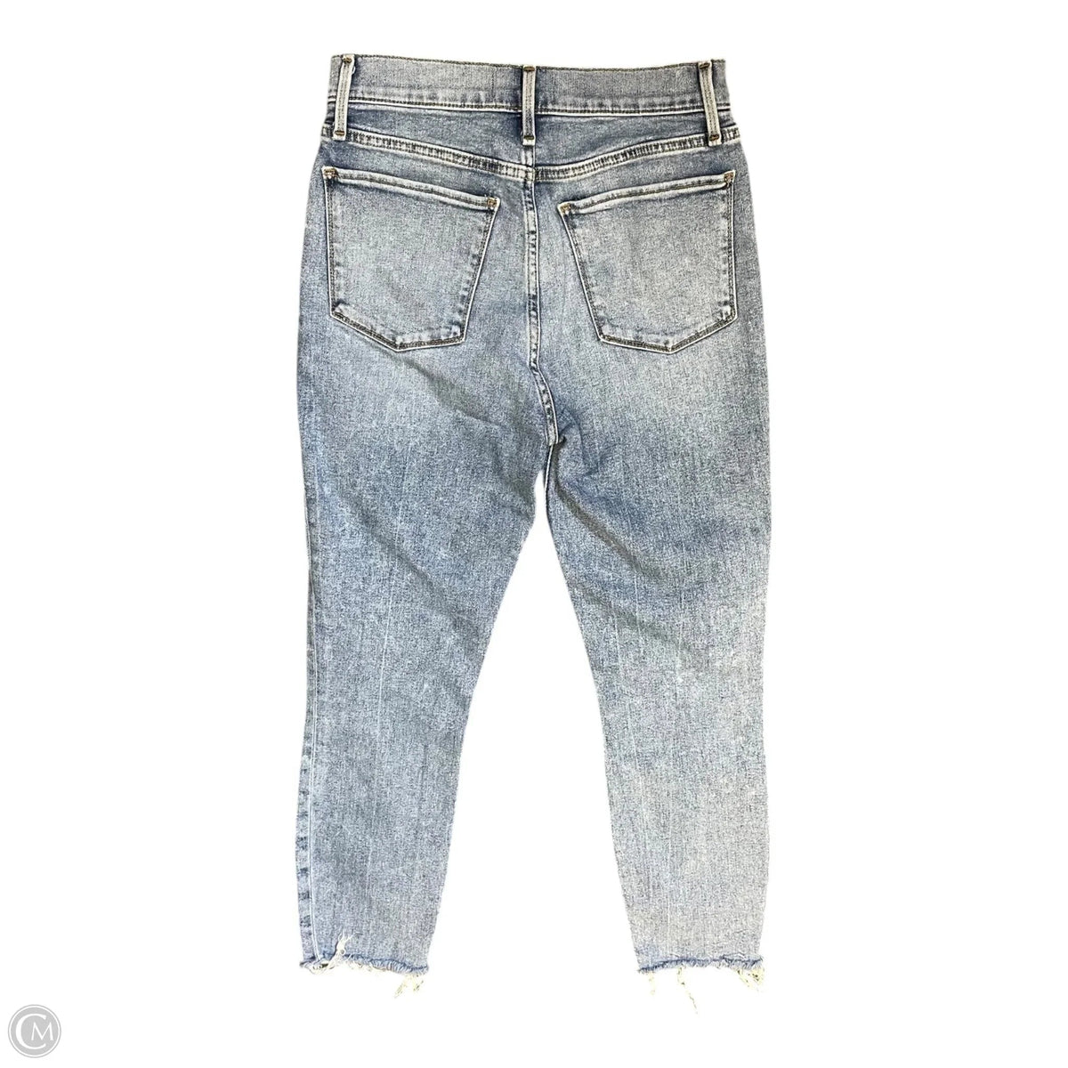 Jeans Straight By Abercrombie And Fitch In Blue Denim, Size: 4