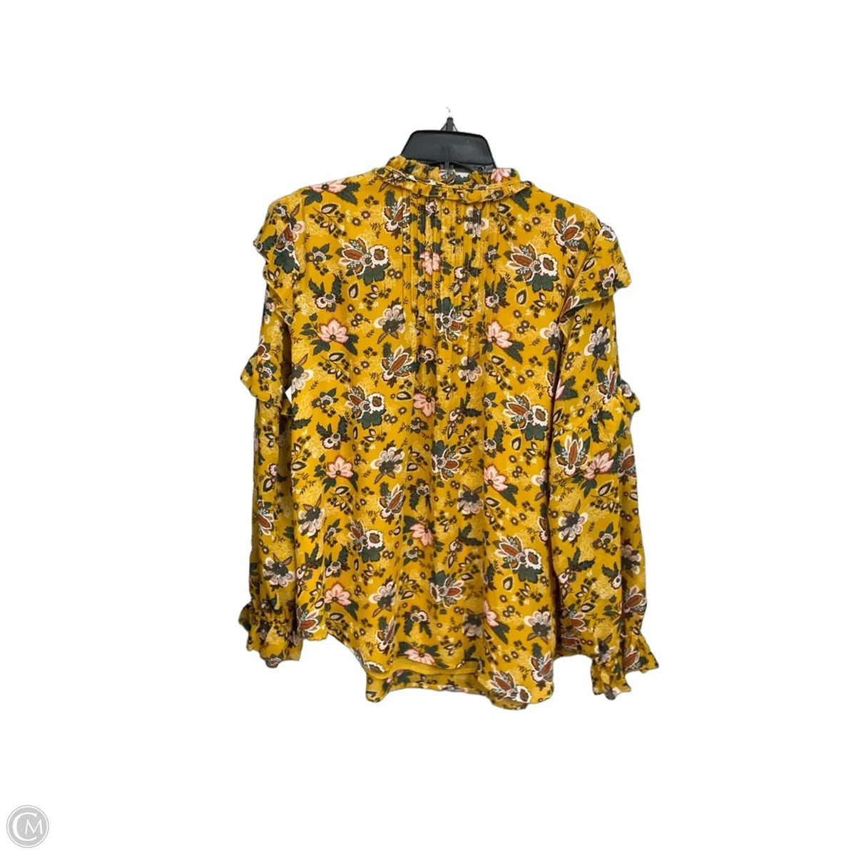 Blouse Long Sleeve By Lane Bryant In Yellow, Size: 1x
