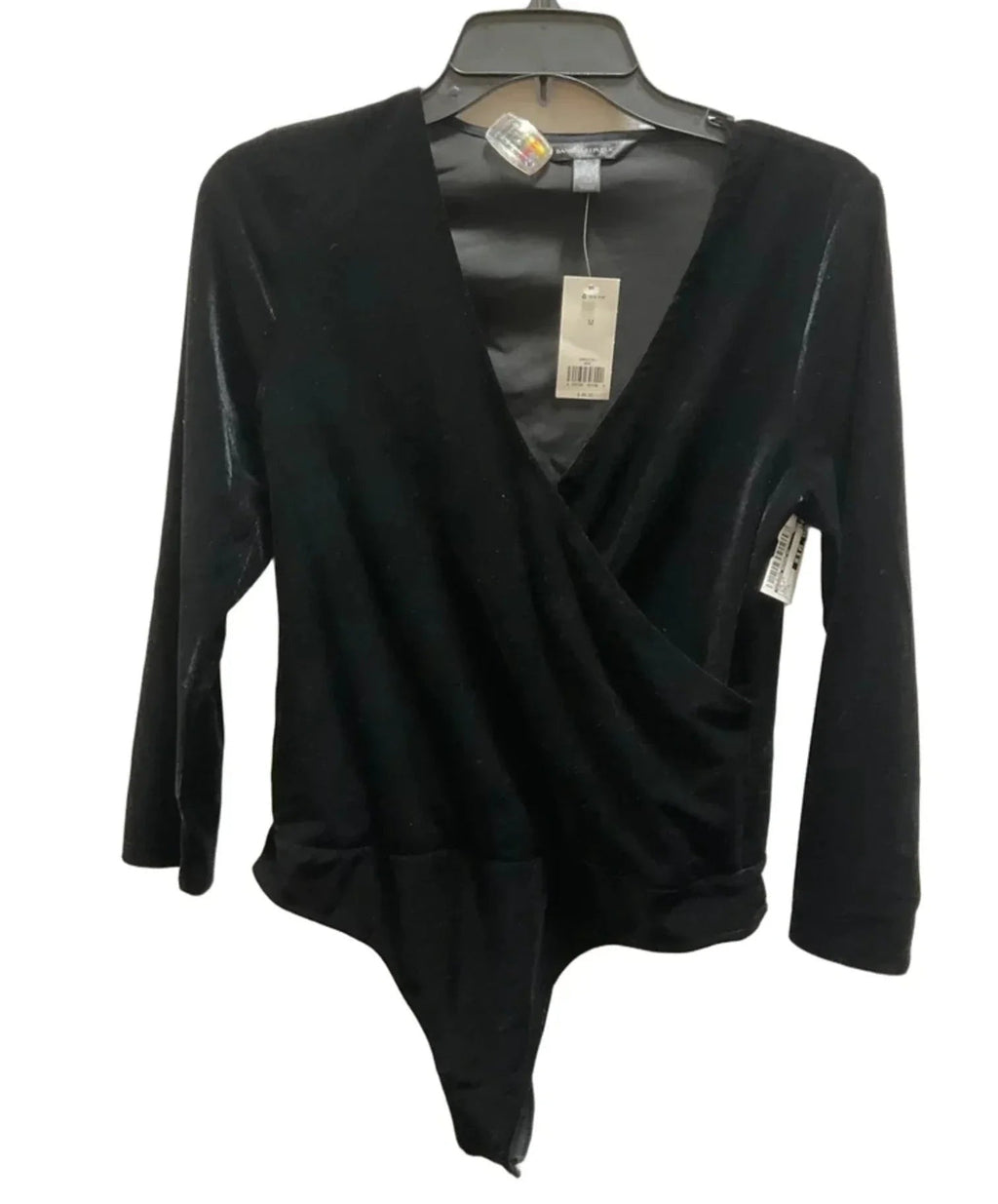Top Long Sleeve By Banana Republic In Black, Size: M