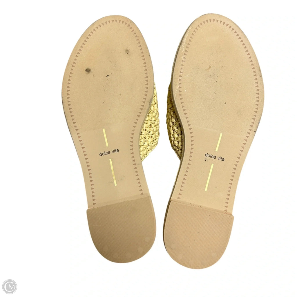 Sandals Flats By Dolce Vita In Tan, Size: 9.5
