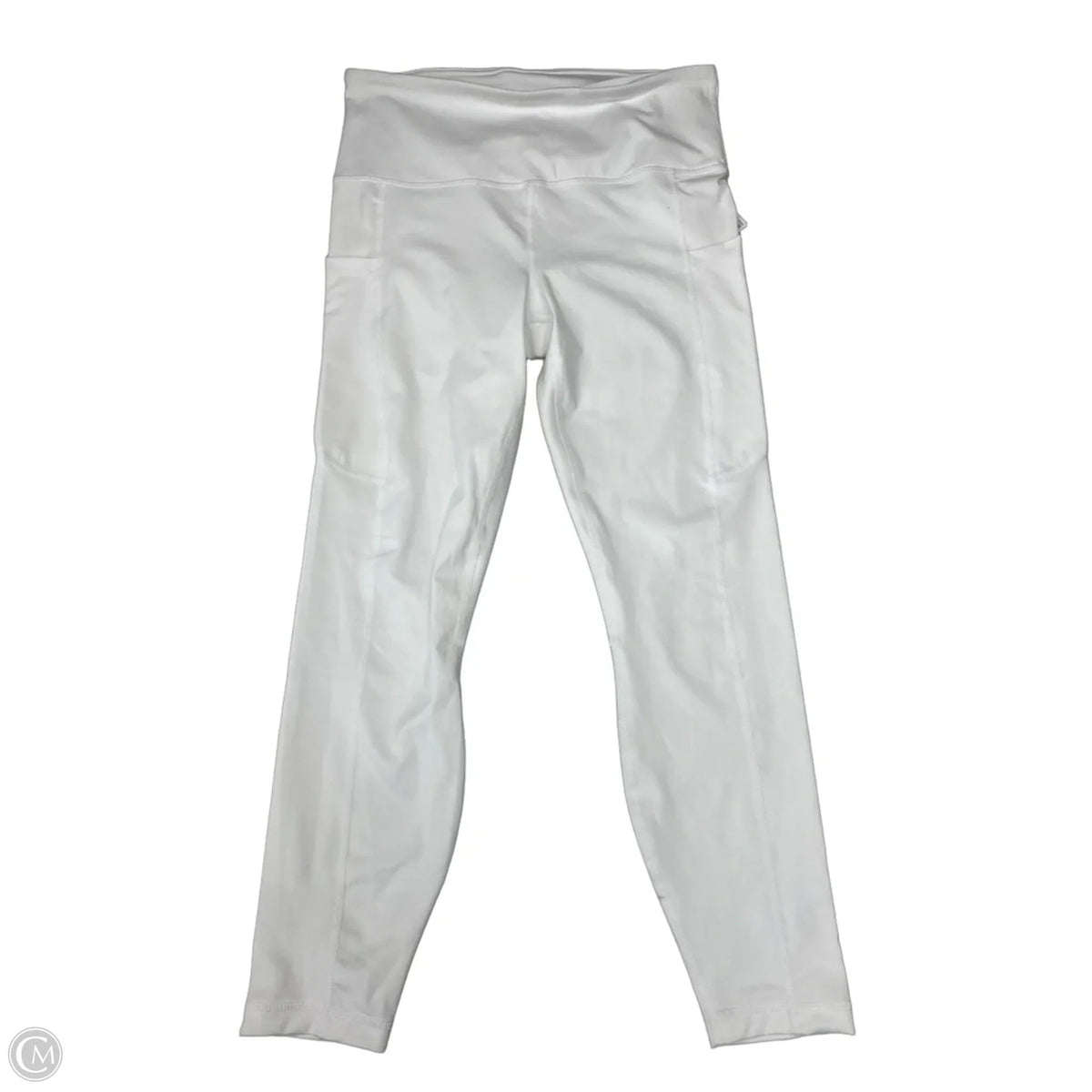 Athletic Leggings By Yogalicious In White, Size: L